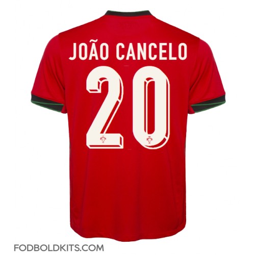 Portugal Joao Cancelo #20 Hjemmebanetrøje EM 2024 Kortærmet